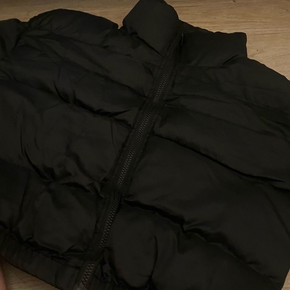 Black Puffer Jacket SHEIN SXY